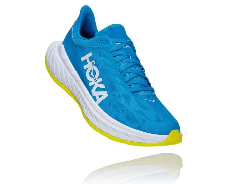 Hoka One One Carbon X 2 Homem - Tenis Corrida Estrada Azuis | PT-eyqYoog